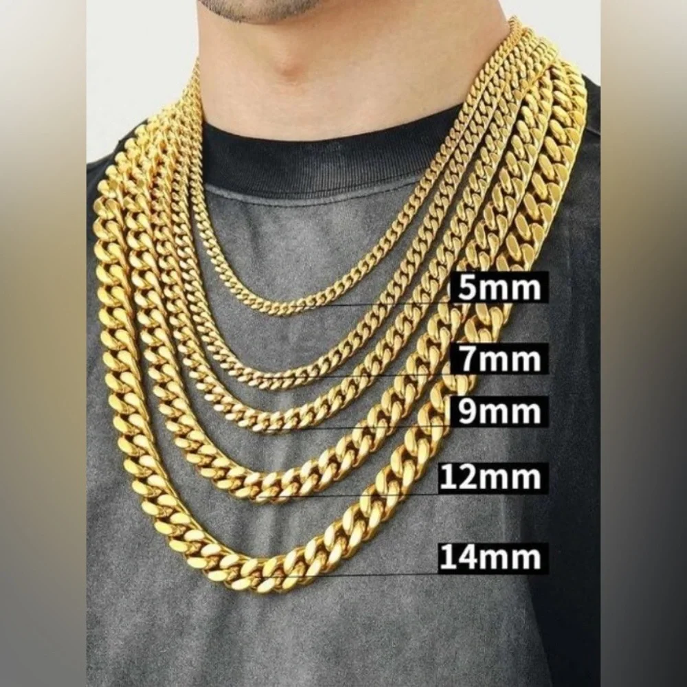 Gold Rope Link Chain - Picture 3 of 3